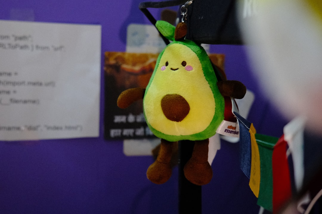 Hanging Avacado Soft Toy
